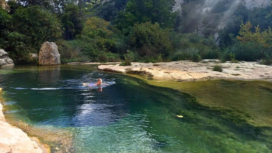 From Syracuse: Cavagrande Natural Reserve Guided Trek - Waterfalls, rock pools, and the swimming stop