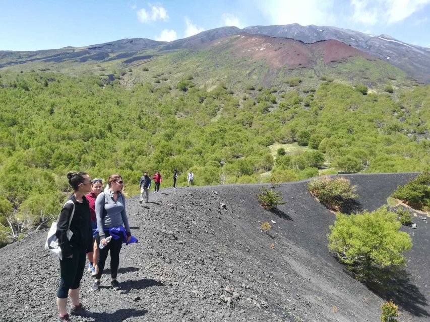 From Taormina: Half-Day Mount Etna Morning Trek - Lunch, wine, and almond wine after the hike