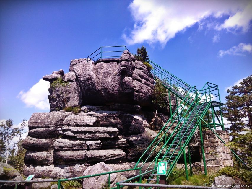 From Wroclaw: Full-Day Stolowe Mountains Trekking Tour - Transport, pickup, and the parking fee warning