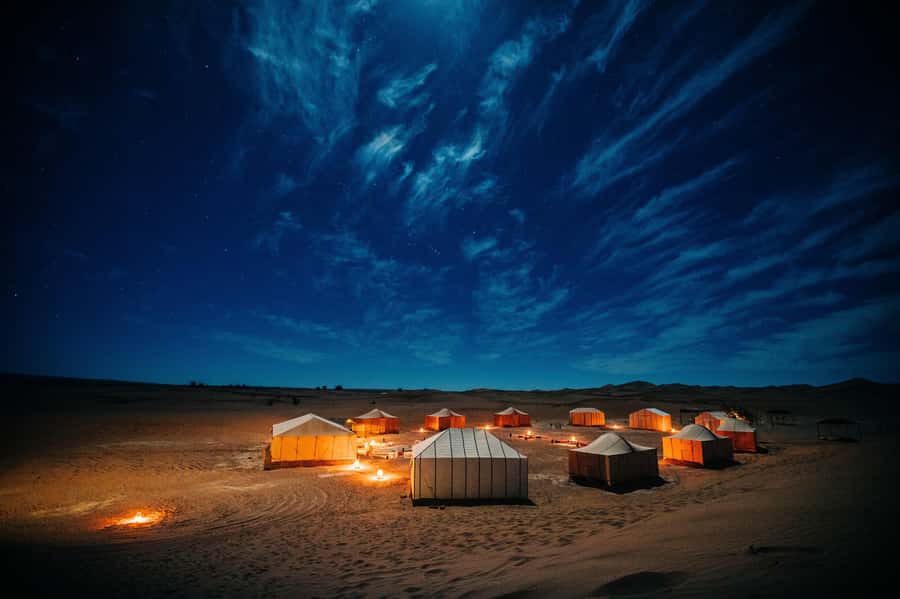 From Zagora: 3-Desert Tour to Erg Chigaga Dunes & Caml Trek - Tea with a nomad family