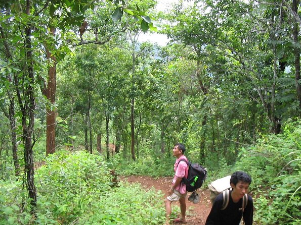 Full Day Trek to Kuang Si Waterfalls, Remote Village - Reaching Kuang Si Falls from above