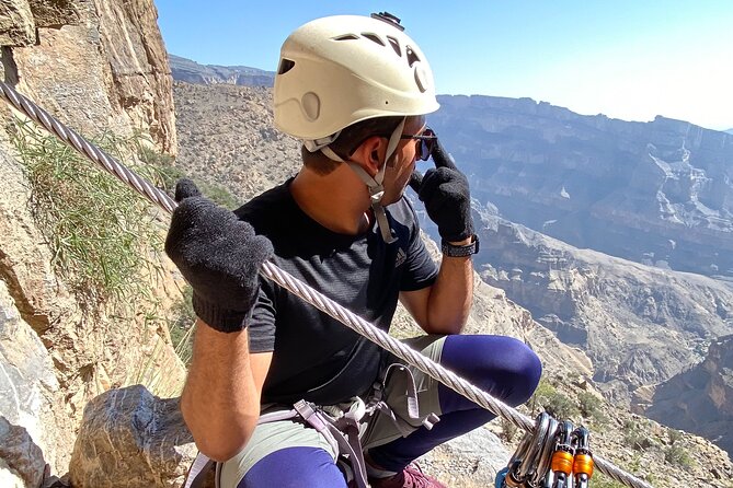 Full-Day Via Ferrata & Balcony Trekking - Wadi Ghul and the old Persian village