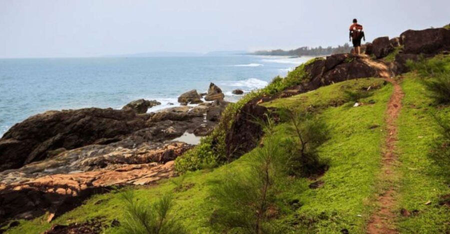 Gokarna Nature Walk (3 Hours Guided Trekking Experience) - Climbing through cliffs and green hills