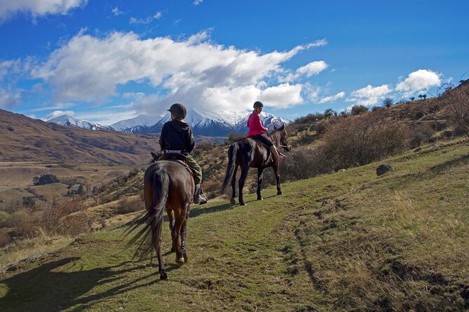 Gold Discovery Trail Horse Trek Cardrona - Most popular! - From paddock practice to Cardrona Valley trails