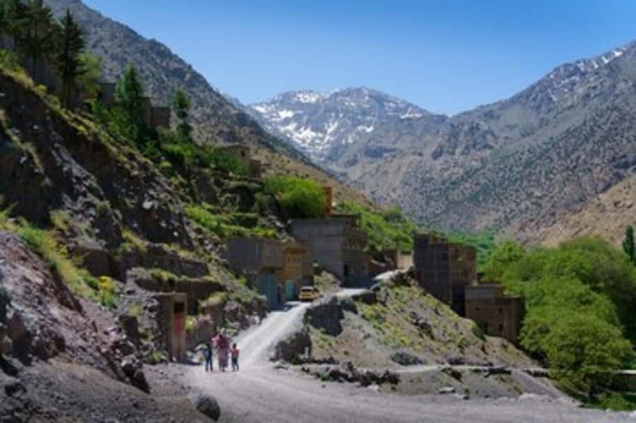 Half Day Guided Trek departure from Imlil - Starting in Imlil beneath the High Atlas