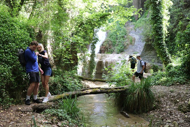 Half-Day River Trekking Stenosia from Kalamata - The first waterfall sets the pace