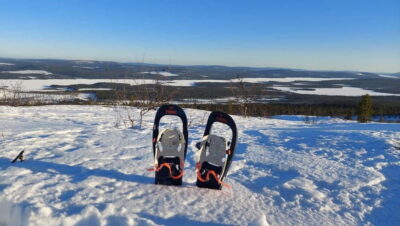 Kiruna: Snowshoe Trek with Warm Beverage and Sandwich