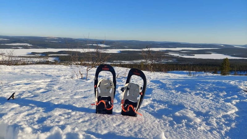 Kiruna: Snowshoe Trek with Warm Beverage and Sandwich - Warm overalls, boots, snowshoes, and poles