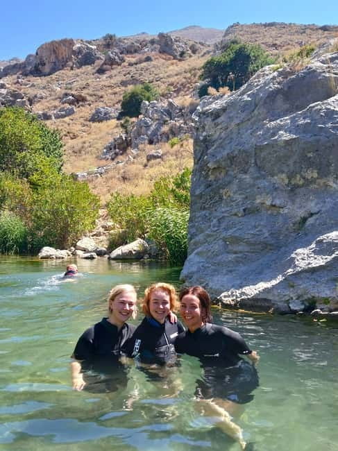 Kourtaliotiko Gorge: Guided River Adventure Trek with Lunch - Walking the riverbed through clear pools