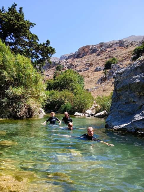 Kourtaliotiko Gorge: Guided River Adventure Trek with Lunch - Frogs, dragonflies, turtles, and birds overhead