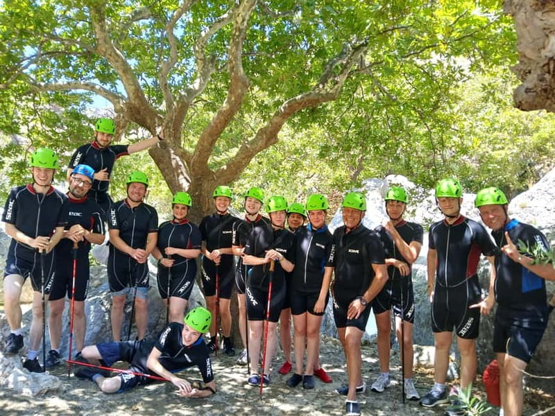 Kourtaliotiko Gorge: Guided River Adventure Trek with Lunch - From wild gorge to gardens and olive trees