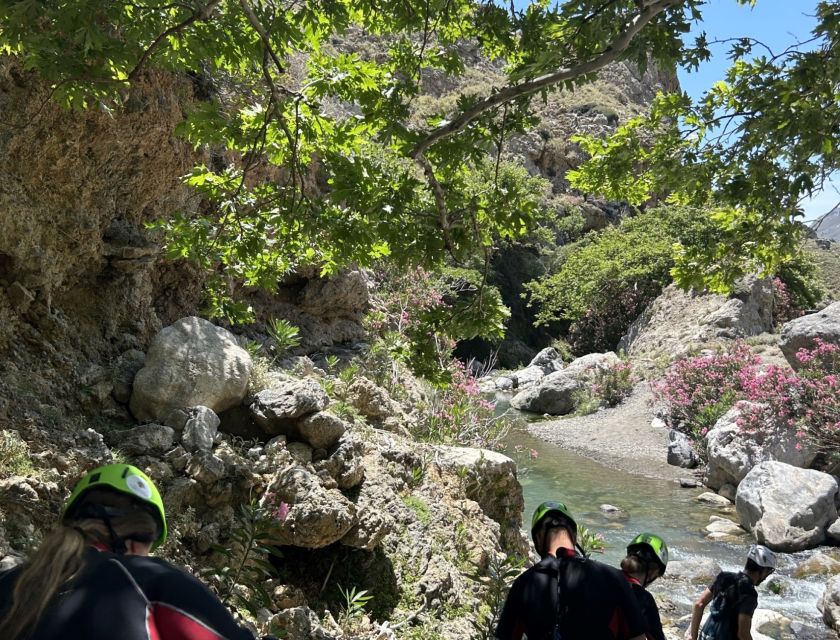 Kourtaliotiko Gorge River Trek with Lunch! Pick-up Avaliable - How difficult is the route?