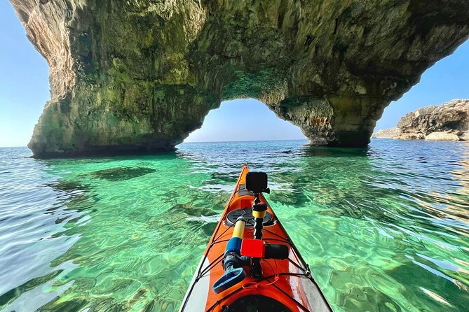 Leuca kayak tour + swimming + speleo-trek in cave - Setting out from Marina di Felloniche
