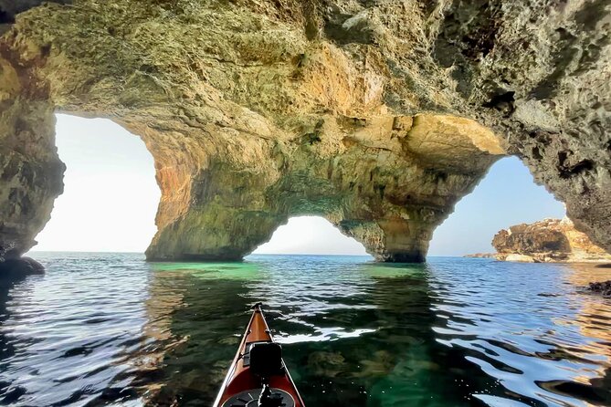 Leuca kayak tour + swimming + speleo-trek in cave - Five caves along the Ionian coast