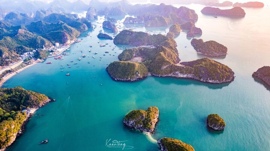 Long Trekking Catba national park, Lan ha bay full day trip - Lunch and cycling in Viet Hai village