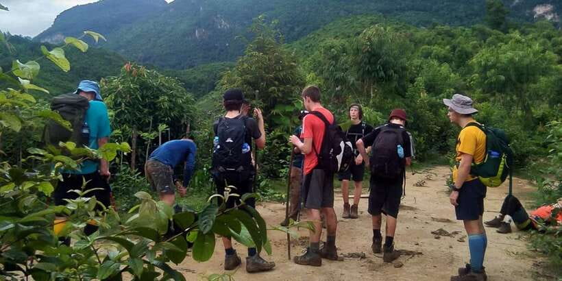Luang Prabang: Mountain Trek & Local Villages Overnight Tour - Tad Sae Waterfalls and the seasonal catch
