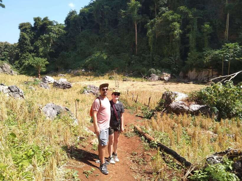 Luang Prabang Trekking LongLao to Kuang si falls full day - Reaching Kuang Si Falls after the trek