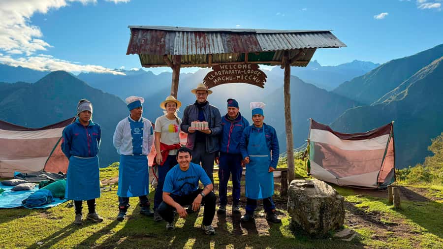 Machu Picchu: 5-Day Salkantay Trek with Panoramic Train - Day 3: Pachamanca, coffee farms, and the first view of Machu Picchu
