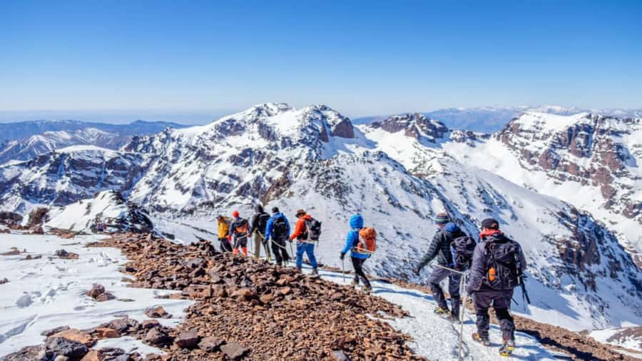 Marrakech: 2 Day Toubkal Trek & 1 Nights with Hotel Pick up - The first walk through Aremd and Sidi Chamharouch