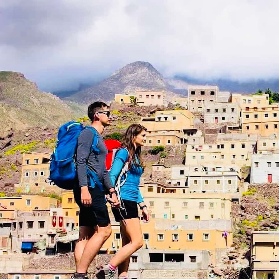 Marrakech: 3-Day Atlas Mountains Berber Villages Trek - Day two, village paths from Tachdirt to Ait Aissa