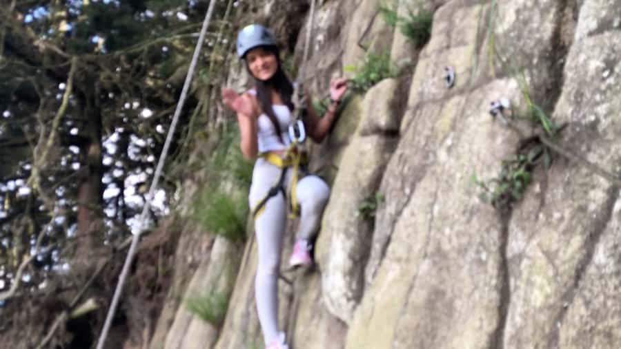 Medellin: Day Trip to Private Zipline and Waterfall Trek - The 250-meter zip line starts the day