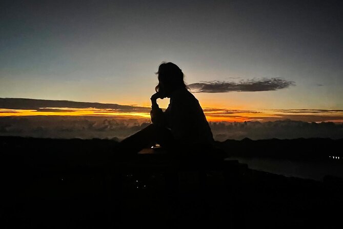 Mount Batur Sunrise Trekking with Private Guide and Breakfast - Bread, egg, and a caldera view