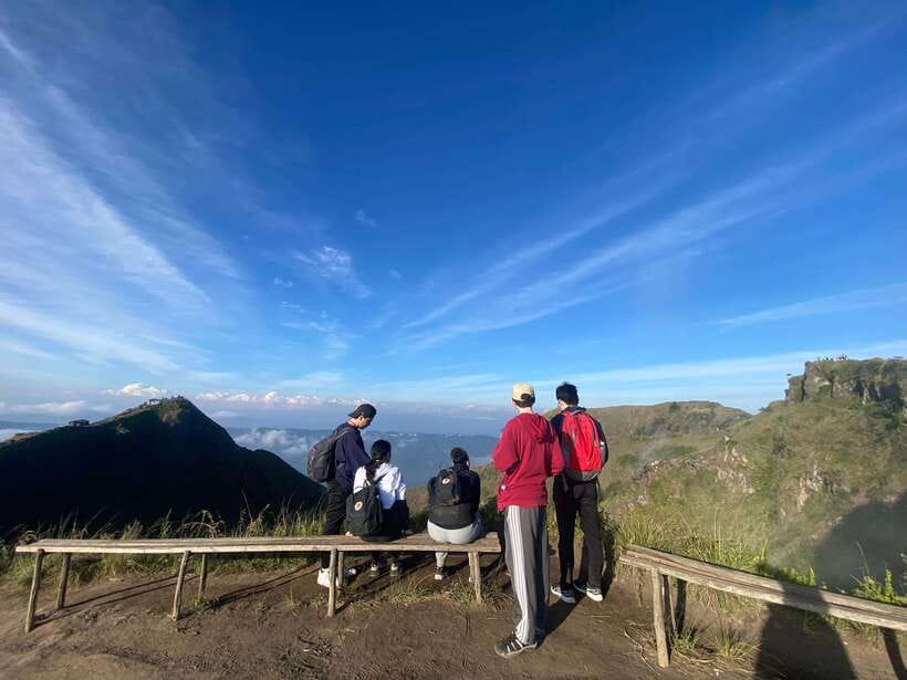Mount Batur Sunset Trekking And Natural Hot Spring Tour - Starting the Mount Batur climb at 4 pm