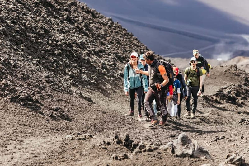 Mount Etna: Guided Trek 3,000 Meters to the Summit - Reaching the summit-crater area