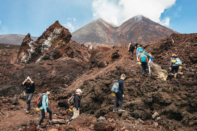 Mount Etna: Guided Trek 3,000 Meters to the Summit - Lunch and the return to the cable car