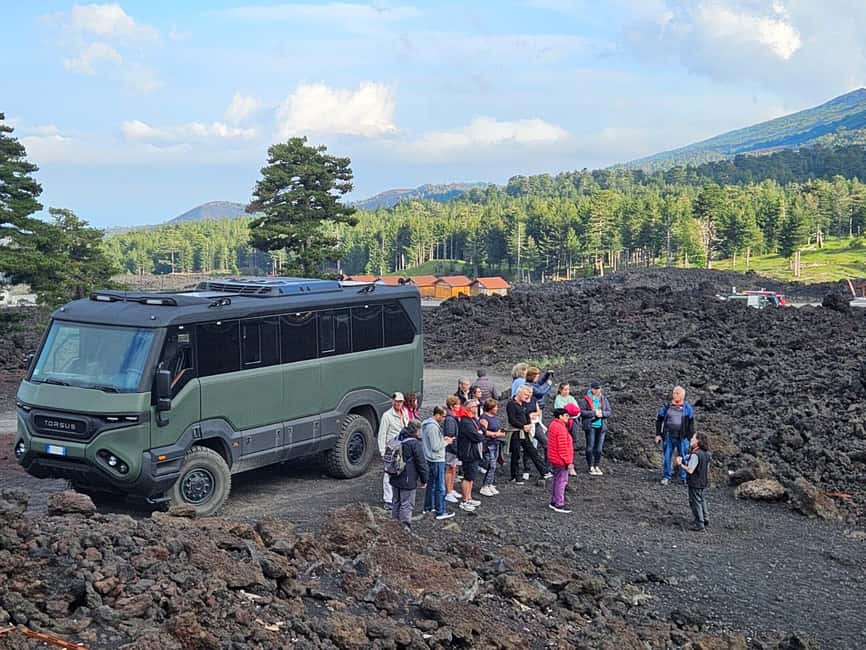 Mount Etna: North Upper Craters Guided Tour by 4x4 with Trek - The 2002 lava flow and the ruins at Le Betulle