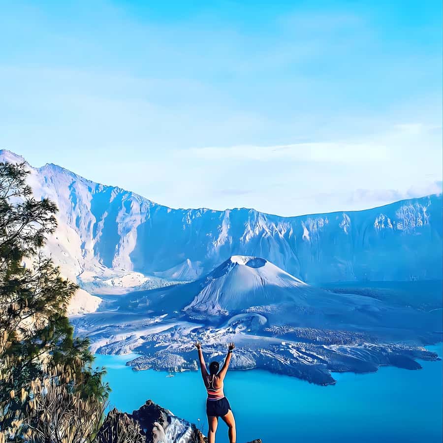mount rinjani One day trek - The climb through heat, roots, sand, and stone