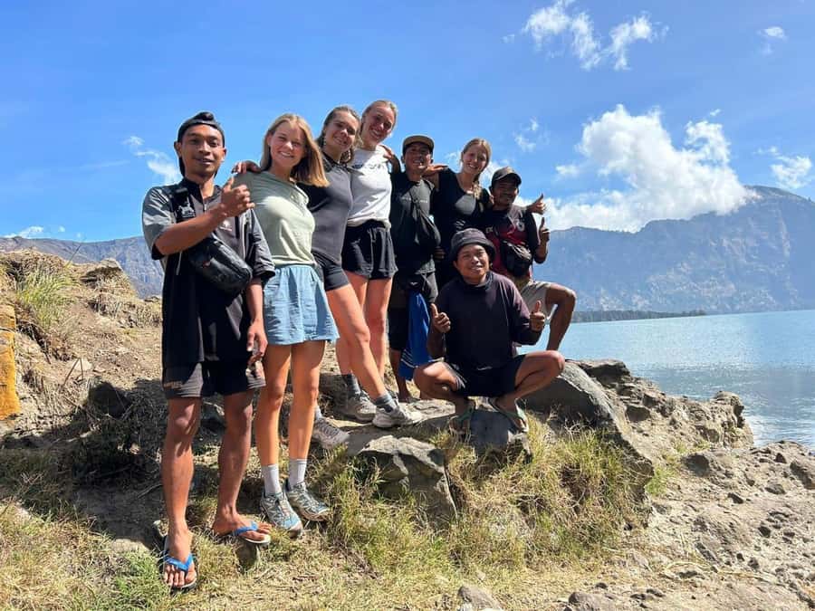 Mount Rinjani Trek 3D-2N To Summit - Lake - Hotspring - Day two: the summit, loose rock, and Segara Anak Lake