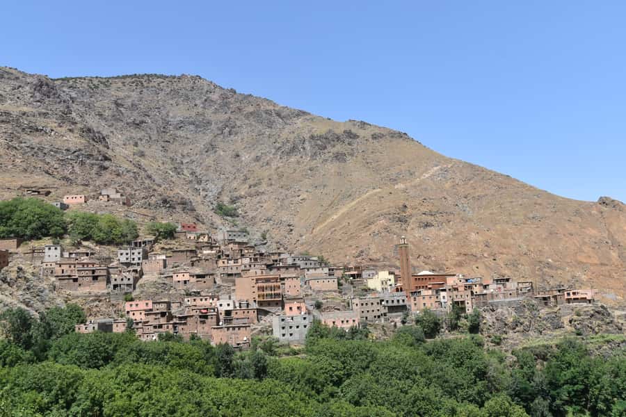 Mount Toubkal Trek 2 Days & 1 Night - The climb to the 3,200-meter refuge