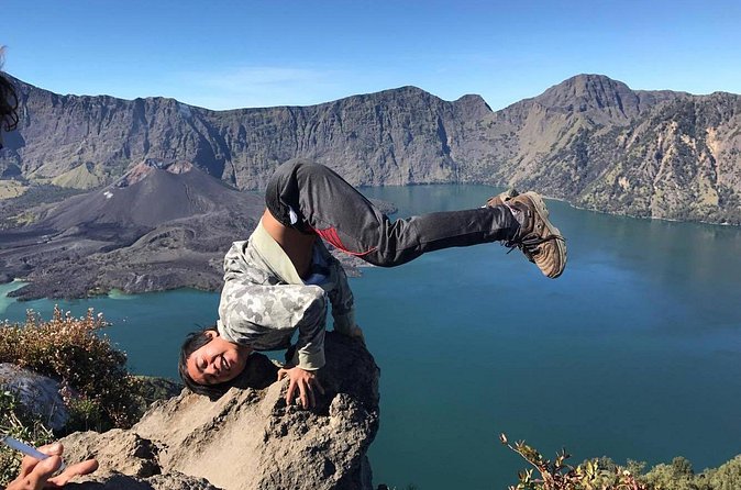 Mt Rinjani Trekking 2 Days 1 Night (Senaru Crater Rim) - Crater-rim views and Lake Segara Anak