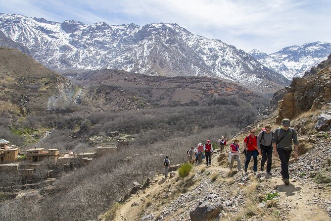Mt Toubkal Ascent Express Trek 2 Days 1 Night - The Long Descent Back to Marrakech
