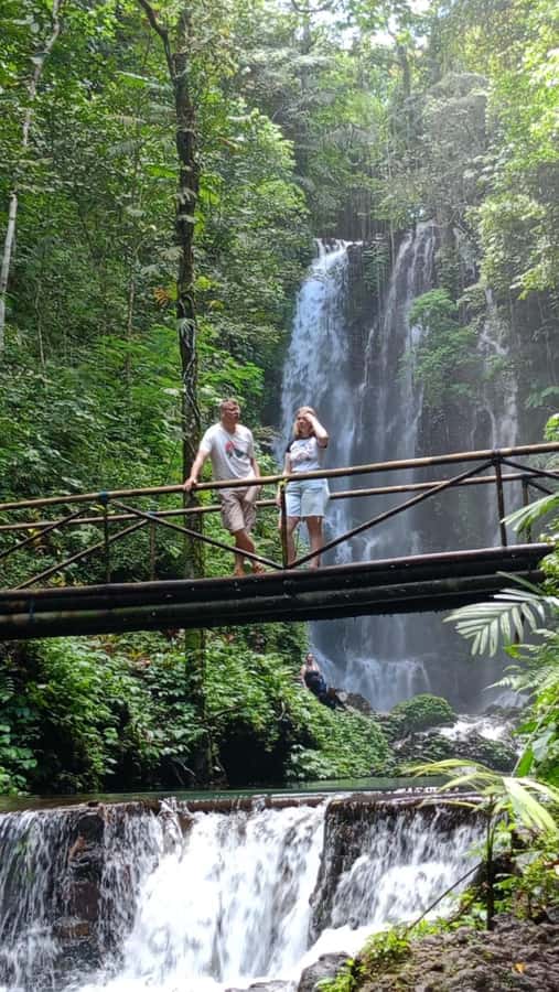 North Bali: Explore Munduk Waterfall Trekking Experience - Belong Waterfall closes the route