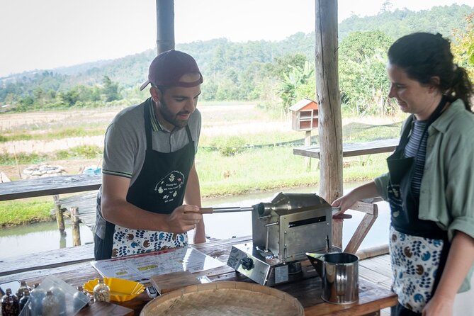 Off the Map Chiang Mai Jungle Coffee Trek Roast and Brew - A Karen-style vegetarian lunch from the village