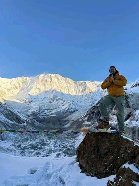 Pkr/Kathmandu: 5-Day Annapurna Base Camp & Hot spring Trek - Day three: Machhapuchhre Base Camp to Annapurna Base Camp