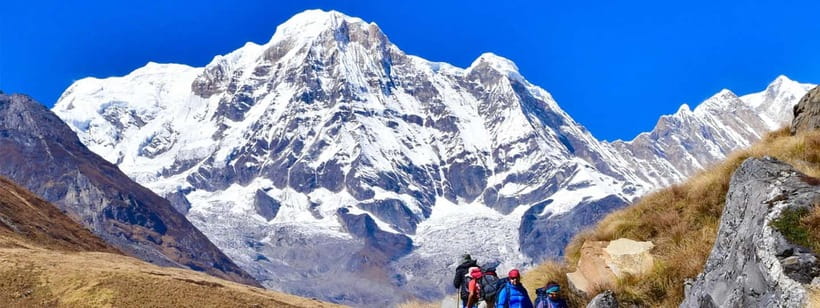 Pkr/Kathmandu: 5-Day Annapurna Base Camp & Hot spring Trek - Day four: Sunrise, then a long return to Bamboo or Sinuwa