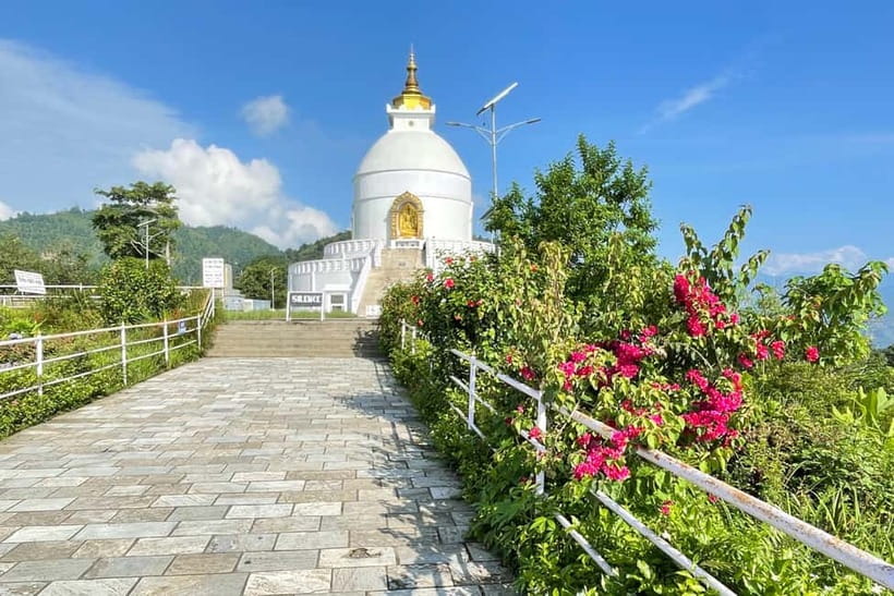 Pokhara: 1-Day World Peace Pagoda and Lord Shiva Statue Trek - The uphill walk to World Peace Pagoda