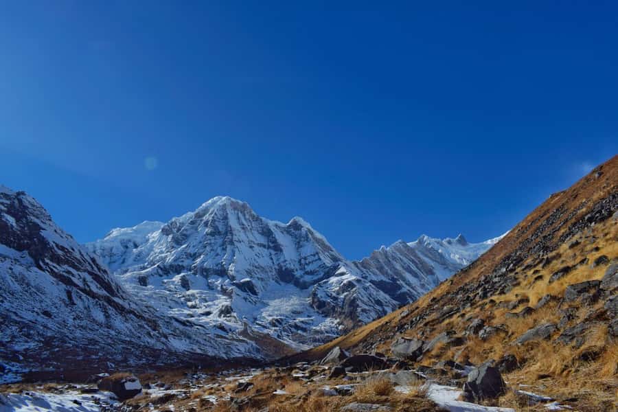 Pokhara: 5 Day Annapurna Base Camp Trek & Natural Hot Spring - Day 3: Deurali to Machhapuchhre Base Camp and ABC
