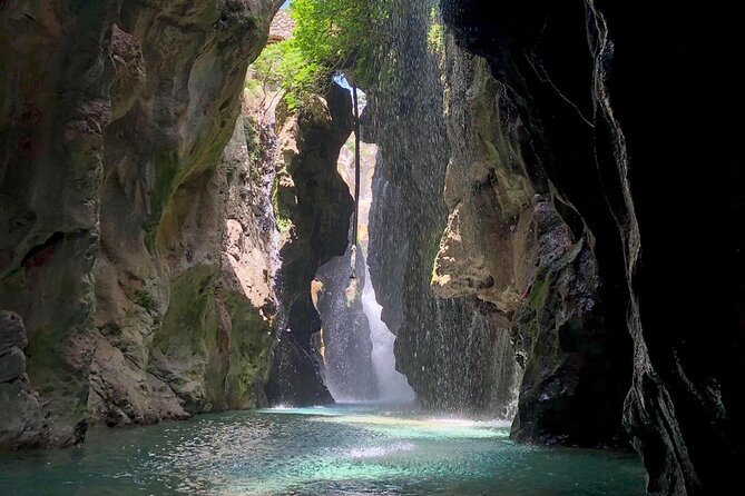River Trekking at Kourtaliotiko Gorge Waterfalls to Preveli Beach - Leaving the river for Preveli Beach