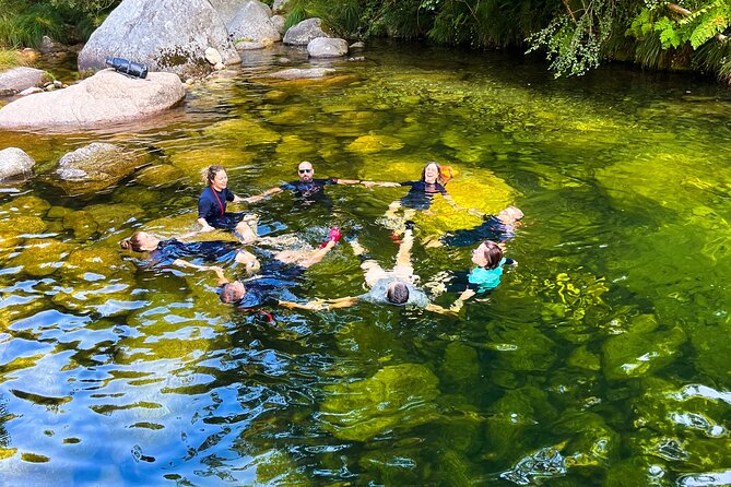 River Trekking/soft canyoning through wild lagoons and Waterfalls - Swimming, slides, and the real level of adventure