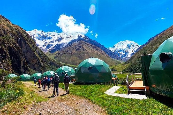 Salkantay Trek 4 Days to Machu Picchu by Glamping Sky Lodge Dome - Day 3: Waterfalls, streams, and the upper jungle