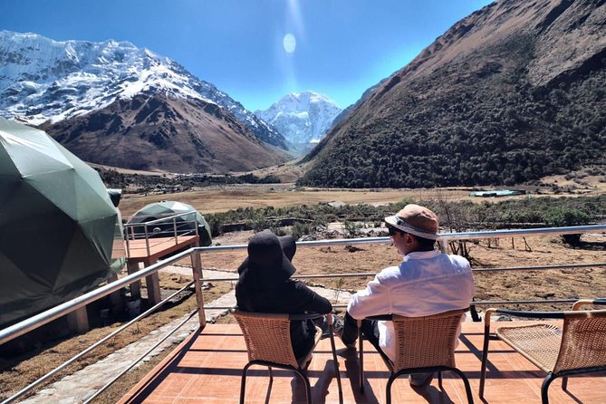 Salkantay Trek 4 Days to Machu Picchu by Glamping Sky Lodge Dome - The domes, hotel, and support team