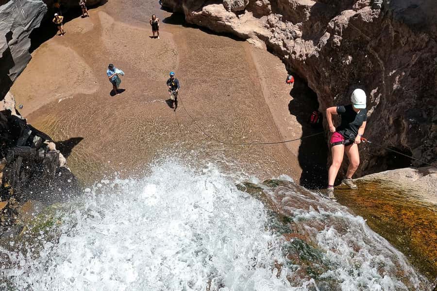 San Pedro de Atacama: Desert Tour with Canyoning & Trekking - Learning the ropes before the first rappel