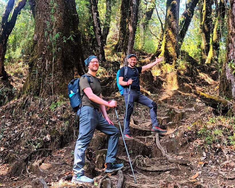 Sandakphu Singalila Ridge Trek - 6 Days - The Sandakphu viewpoint and four Himalayan giants