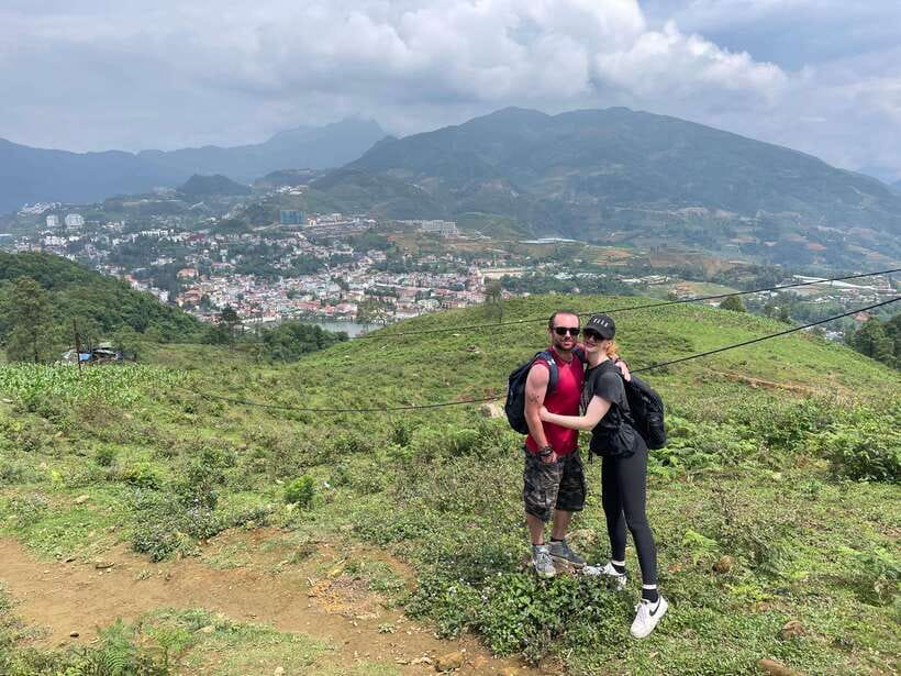 Sapa: 1-Day Trek to Mountain, Local Villages & Rice Terraces - Climbing through farms to Dragon Jaw Mountain