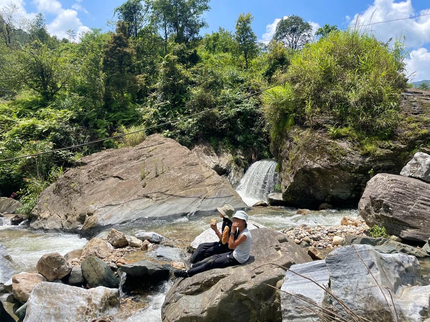 Sapa Trekking - Waterfalls And H'mong Villages - Starting the village trek in Doi Du