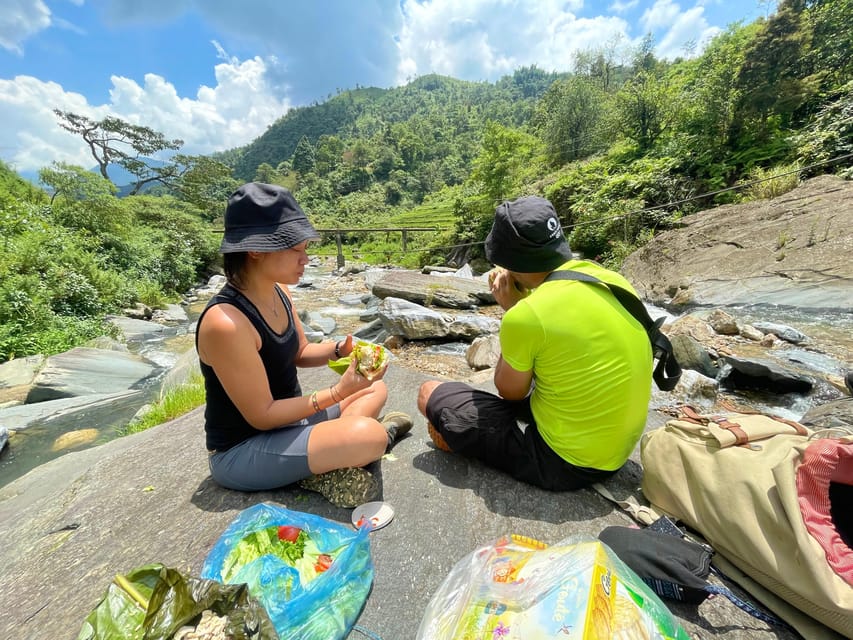 Sapa Trekking - Waterfalls And H'mong Villages - Walking to Love Waterfall through forest